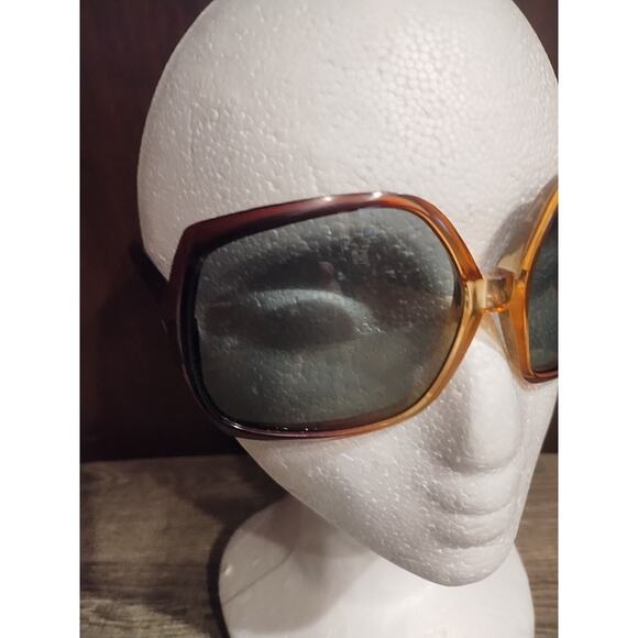 Vtg Ettore Bugatti EB Sunglasses 60s 70s Disco Motown Oversized France Designer - Picture 3 of 9